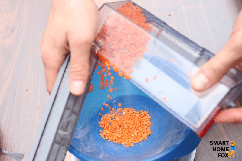 Мобильный пылесборник освобождается вручную